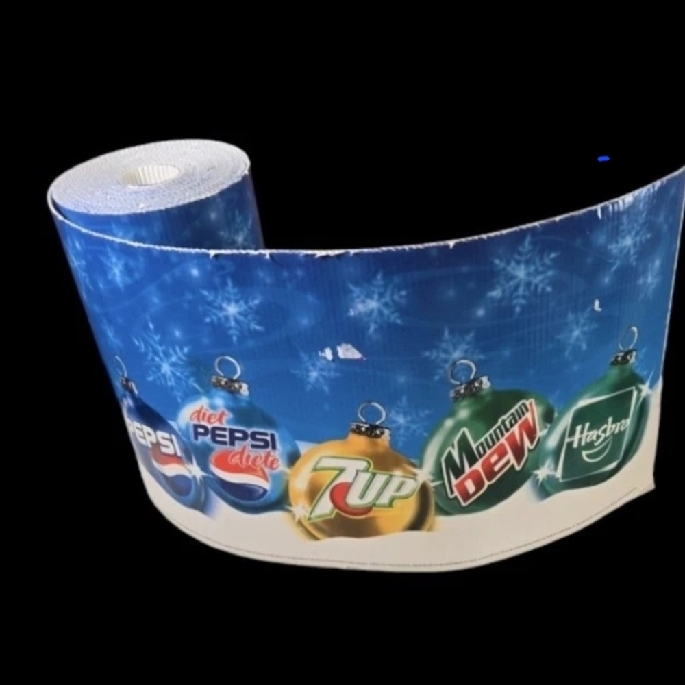 Pepsi Festive Ornament Banner - Blue and Green
